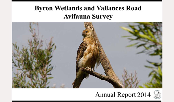 Monitoring Report: Byron Wetlands and Vallances Road Avifauna Survey (2014)